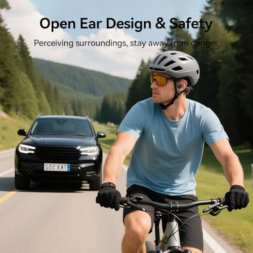 NANK Bone Conduction Headphones, Runner4 Swimming Headphones IP68 Open Ear | Wireless Bluetooth 5.4 Earphones, 16GB MP3 Memory, Underwater Sport Waterproof Earbuds for Swimming Running Cycling Fitness