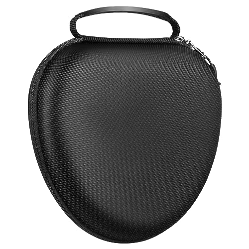 Fintie Hard Case for AirPods Max 2 (2026) and AirPods Max 1 (2024/2020) | Travel Carrying Storage Bag, Shockproof, Protective, Auto Wake/Sleep, Black - color: Black