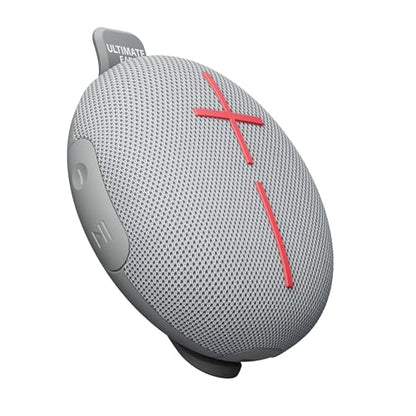 Ultimate Ears MINIROLL Waterproof Bluetooth Speaker - Revive Grey | Balanced bass, dustproof, 131 ft (40 m) range - color: Grey