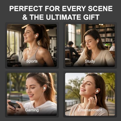 in Ear Monitor Headphones Hybrid 1BA+1DD HiFi Deep Bass IEM Earphones White | Hybrid Banlance Armature with Dynamic in Ear Headphones IEM Earphones Gaming Earbuds no Mic - color: QT820-White no Mic
