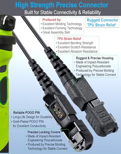 Commountain Earpiece for Motorola Radios R5, XPR 3500e, XPR 3300e