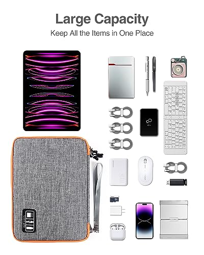 Luxtude Travel Cable Organizer Bag, Electronic Organizer Travel Case Large