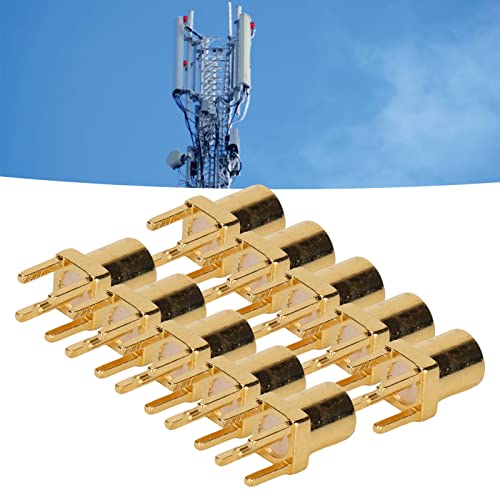10PCS MMCX Female Connectors 4 Pin Solder Type for PCB Antenna Earphone Repair