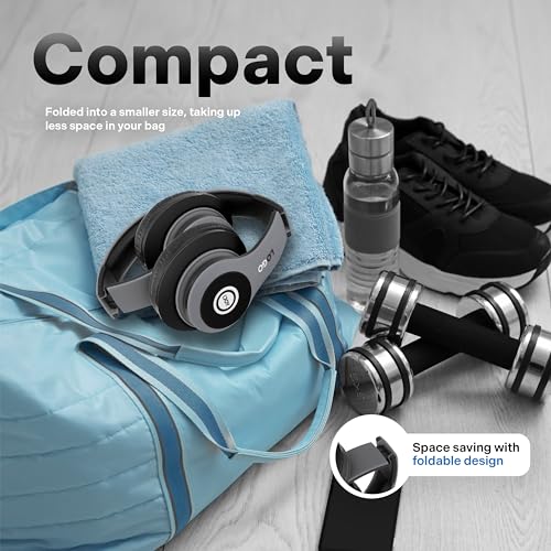 iJoy Bluetooth Headphones Over Ear, Wireless and Wired Foldable Headset Built-in Microphone, FM, Micro SD Card Slot - (Green) Adults Kids Men Women - color: Lime