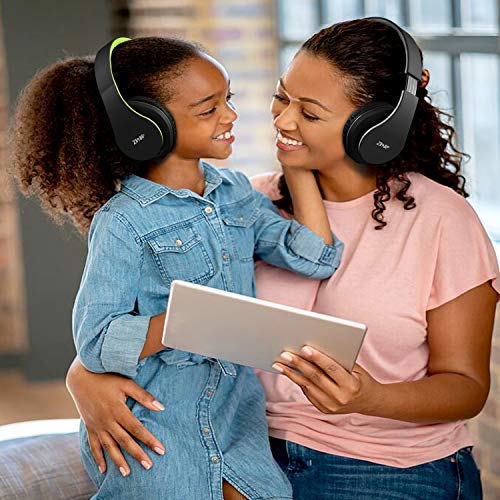 ZIHNIC Bluetooth Headphones Over-Ear, Foldable Wireless and Wired Stereo Headset Micro SD/TF, FM for Cell Phone,PC,Soft Earmuffs &Light Weight for Prolonged Wearing(Black/Gray) - color: Gray