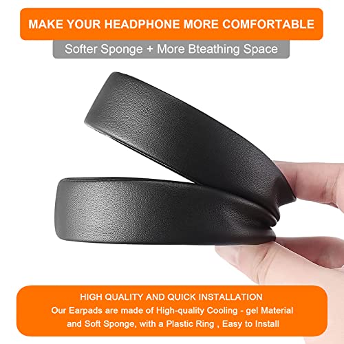 HS60 HS70 Earpads, Cooling Replacement Ear Pad Cushion for Corsair HS70 Pro | Also fit HS60/Pro HS50/Pro, Durable Protein Leather Gaming Headset Noise Isolation