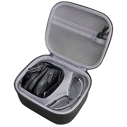 co2CREA Hard Case for Walker's Razor Slim Electronic Muffs Earmuffs - style: Black Case for Razor Earmuff