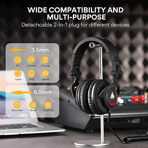 MAONO USB Podcast Microphone Bundle with Monitor Headphones, Works for Podcaster,Content Creator, Streamers.