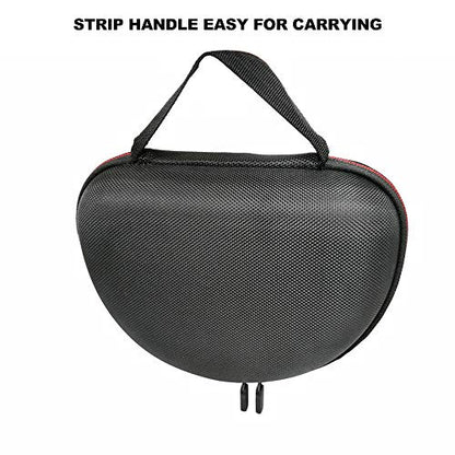 Universal Headphone Case, Waterproof Earbud Case Travel Carrying Hard Shell Bag with Mesh Pocket for SD Memory Card Overear and Onear Headphone