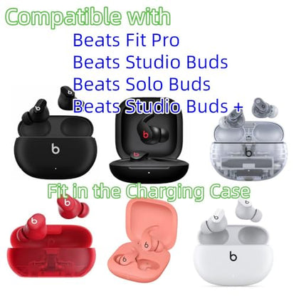 Silicone Tips Replacement Earbuds Tips for Beats Studio Buds/Fit Pro Ear Tips Eartip Fit in The Charging Case Ear Covers, S/M/L, 6 Pairs, Gray - color: Gray