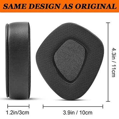Replacement Ear Pads Cushions for Corsair Void/Void Pro/Void Pro RGB -Black | Also for Void V2 / Void Pro RGB SE/Void Pro Elite/Surround Wired & Wireless RGB Gaming Headsets, Earpads with Mesh Fabric - style: Mesh&Leather