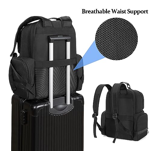 PGmoon Console Backpack Compatible with Playstation 5/PS5 Slim/PS5 Pro | Travel Carrying Case Bag with Protective Liner, Fits 15.6" Laptop, Controllers and Most Gaming Accessories (Patent Design) - color: Green