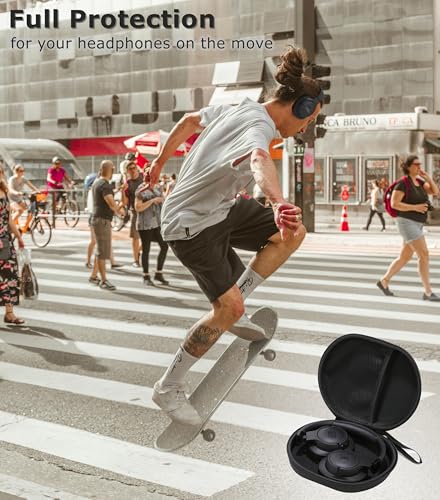 Ginsco Hard Shell Headphone Case Compatible with JBL Tune 720BT Wireless Over-Ear Headphones/Soundcore Anker Life Q20/Q20i Headphones, Bose QuietComfort Headphone, Portable Travel Carrying Case
