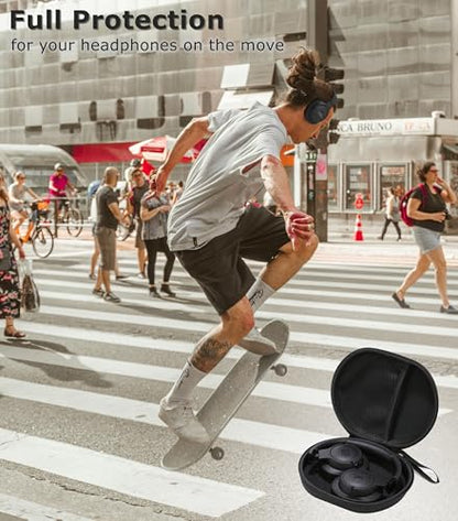 Ginsco Hard Shell Headphone Case Compatible with JBL Tune 720BT Wireless Over-Ear Headphones/Soundcore Anker Life Q20/Q20i Headphones, Bose QuietComfort Headphone, Portable Travel Carrying Case