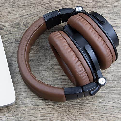 SOULWIT Headband for ATH M50X - Coffee | for Audio Technica M50, M50X, M50XWH, M50XBT, M50XBT2, M50S/LE Headphones - color: Coffee