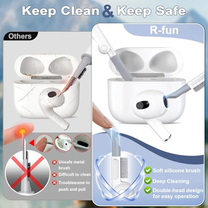 for AirPods 3 Case Silicone Cover, Milk Tea | Compatible with Apple AirPods 3rd Generation (2021) with Keychain & Cleaner Kit, Wireless Charging Compatible - color: I3-Milk Tea