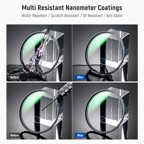 NEEWER 86mm UV Protection Camera Lens Filter with Multi Coated HD Optical Glass/Aluminum Alloy Ultra Slim Frame/Water Repellent/Scratch Resistant/Ultraviolet Filter - size: 86mm, style: UV