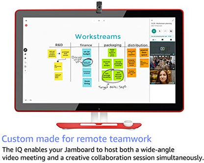 Huddly IQ Jamboard Kit - Full HD 1080p USB Video Conferencing Camera with Embedded Microphone Array and AI Capabilities - style: IQ Jamboard Kit