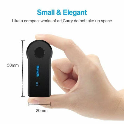 Bluetooth Transmitter Receiver Wireless Adapter: 3.5mm Aux Jack Stereo Audio Input Output - for TV Car Headphone Speakers