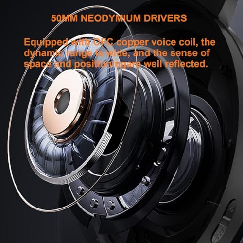 Gaming Headset with Microphone for PC, PS4, PS5, Xbox One, Xbox Series X|S - 3.5mm Jack Gamer Headphone with Noise Canceling Mic-907 Black