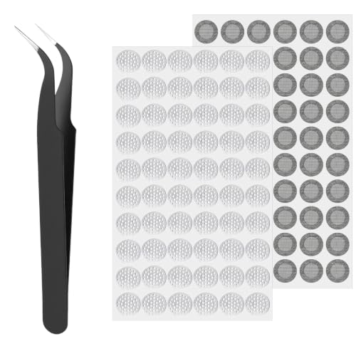 120 PCS Earbud Dust Filter Mesh Replacement with Tweezers, Earphones Dusts Proof Microphone Mesh Replacement in Ear Headphone Dusts Filter Anti-Dust and Sweat-Resistant for Wireless Earbuds（4.0mm）