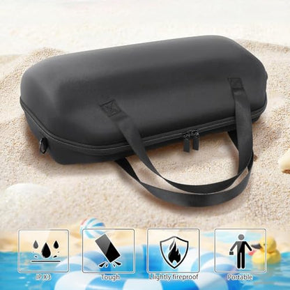 co2CREA for Soundcore Boom 2 Plus Outdoor Speaker Hard Protective Case | Portable Travel Design, Padded Interior, Detachable Shoulder Strap, Hand Strap And Strong Zipper For Easy Carrying