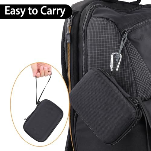 Aenllosi Hard Case for RØDE Micro/Shure MoveMic Two/Two Kit - Pro, Black | EVA case construction, Water-resistant design, Impact-resistant design, Case only - style: For Røde Wireless Micro/Shure Movemic Two Kit