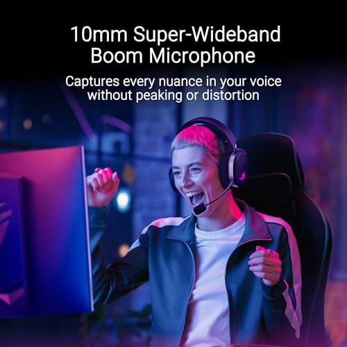 ASUS ROG Pelta Wireless Gaming Headset with Detachable Mic - Black - color: Black