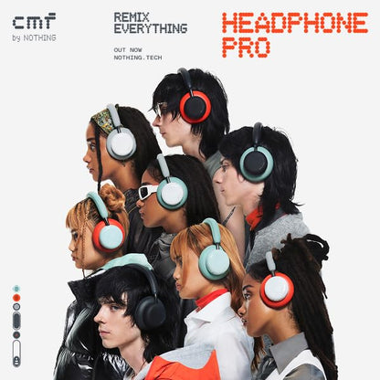 CMF BY Nothing Headphone Pro Active Noise Canceling Wireless Headphones Bluetooth 5.4 Over The Ear Headset, 50H ANC Playtime, Bass&Treble Slider, Custom EQ&Spatial Audio, Hi-Res LDAC, Light Green - color: light Green