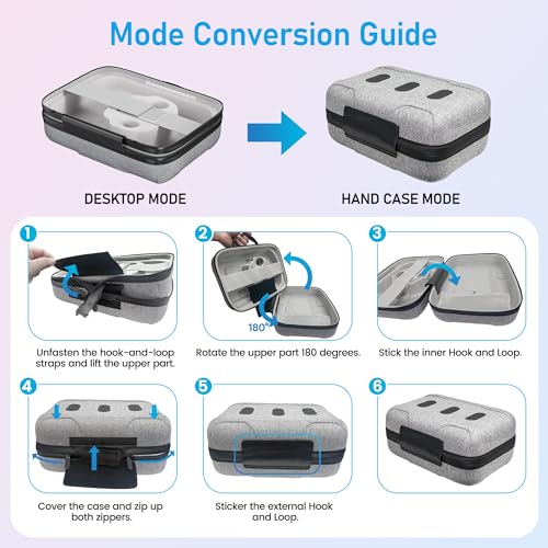 Kawaye Large Hard Carrying Case Compatible with Meta Qeust 3S/Quest3/Quest 2, All in One Portable Travel Case for VR HeadSet, Head Strap, Controller and Other VR Accessories