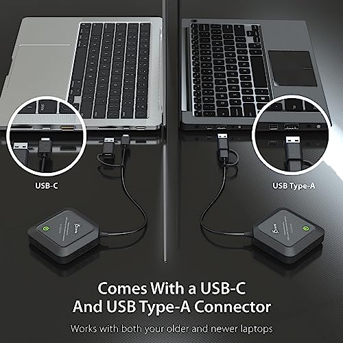 j5create Wireless Extender for USB Webcam, Microphones, or Speakers | Ideal for Streaming & Conferencing, No USB Mouse/Keyboard Compatibility (JVW120)