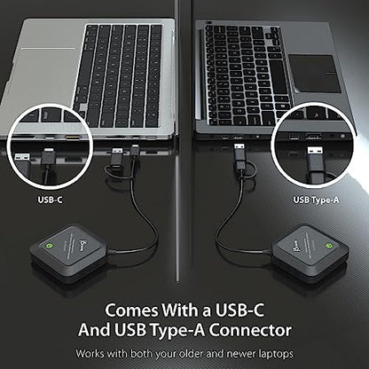 j5create Wireless Extender for USB Webcam, Microphones, or Speakers | Ideal for Streaming & Conferencing, No USB Mouse/Keyboard Compatibility (JVW120)