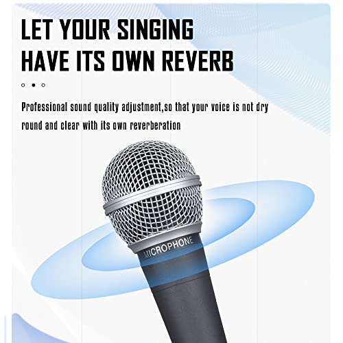 Wm58 Classic Style Dynamic Vocal Instrument with Clean Sound, Metal Body Microphone (not with Cable) - color: wm58