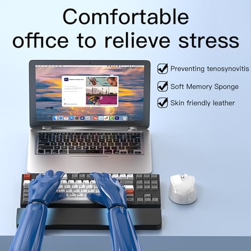 22 in1 Electronics Cleaning Kit with Ergonomic Keyboard Wrist Rest - color: Black
