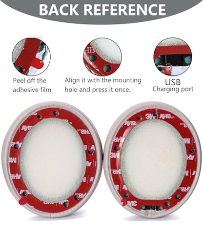 Replacement Ear Pads Compatible with Beats Studio3 Wireless Pink - color: Pink