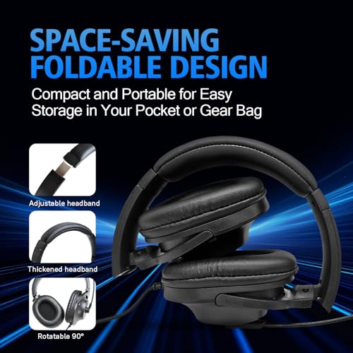 WODASEN Over Ear Noise Cancelling Overhead Headset with Boom Mic PTT VOX Headphone 2 Pin Walkie Talkie Earpiece for Baofeng UV-5R UV-82 AR-152 BF-F8HP BF-888S Retevis RT17 RT21 Kenwood Radio
