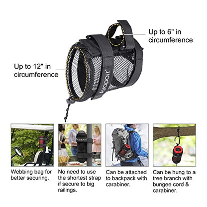 Ayaport Speaker Mount Holder Golf Cart Speaker Strap Fits Most Portable Sound Bar Round Cylindrical Speakers Radio, Golf Cart Accessories Applicable to Railing, Frame, Bike Handlebar (Medium) - size: Medium
