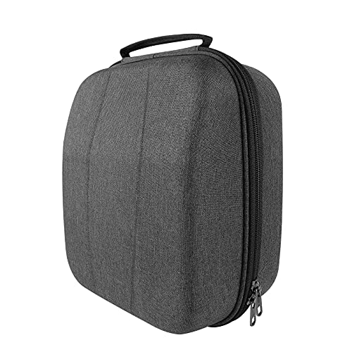 Geekria Shield Case for Large-Sized Over-Ear Headphones, Replacement Protective Hard Shell Travel Carrying Bag, Compatible with Sennheiser HD820, HD800, Pulse Elite (Dark Grey)