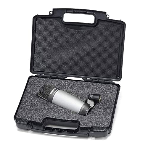 SAMSON C01 Studio Condenser Mic + Pop Filter + Mic Cable + Hook-&-Loop Cable Tie + Cleaning Cloth - Deluxe Microphone Bundle