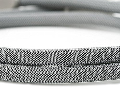 Monoprice Premium S/PDIF (Toslink) Digital Optical Audio Cable - Silver - 10 Feet | Heavy Duty Mesh Jacket, Metal Connector Heads, For Play Station, Xbox one, Home theater & More - size: 10ft