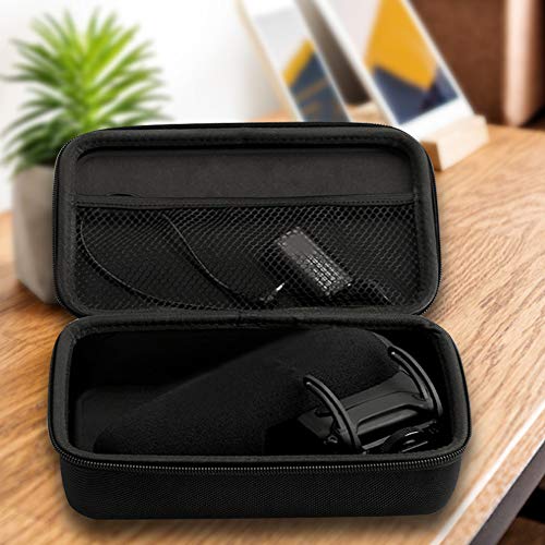 Microphone Protecting Case Compatible for RODE Video Mic Pro VideoMic Pro Plus on-Camera Microphone Easy to Carry Case for RODE VideoMic Pro+ R Plus VMPRPLUS