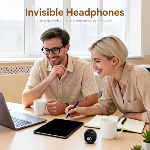 Ear Buds Invisible Small Mini Sleep Earbuds Headphones Wireless Bluetooth - color: Black