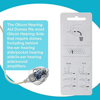for Oticon Hearing Aid Supplies,Power Dome 6MM/20PCS,Hearing Aid Domes - size: 6MM POWER DOME