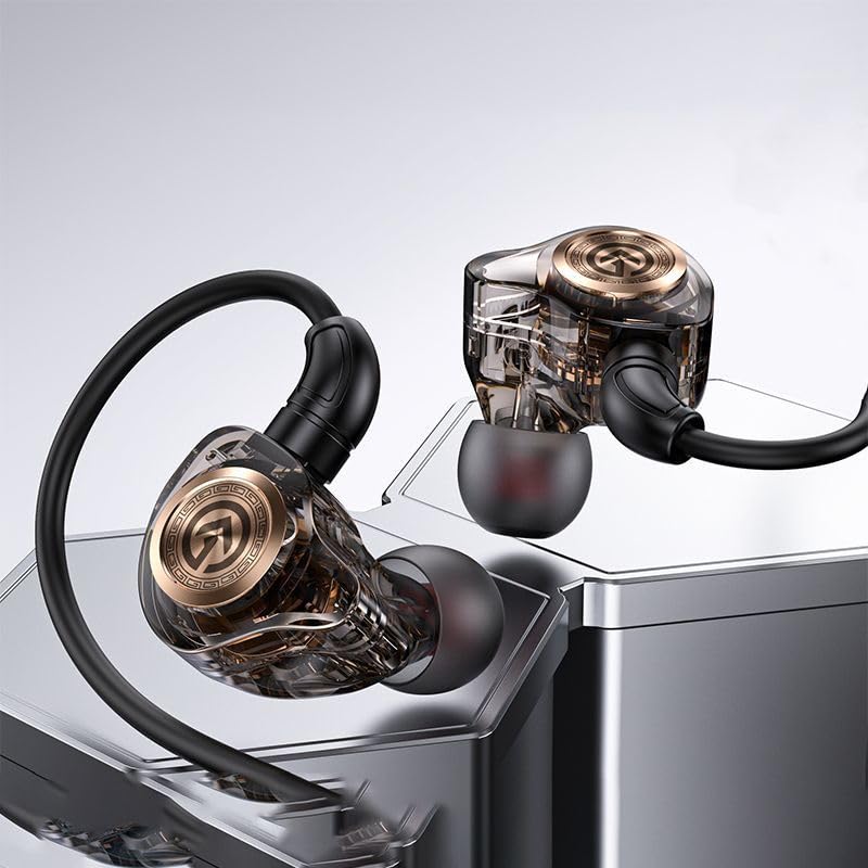 3.5mm Volume Control in Ear Headphones–Professional Noise Isolating Ear Buds-Clear Sound,Compatible with Mobile phones/MP3/laptops/tablets and Most 3.5mm Jack Devices - color: Black, size: 1 Pack-3.5mm
