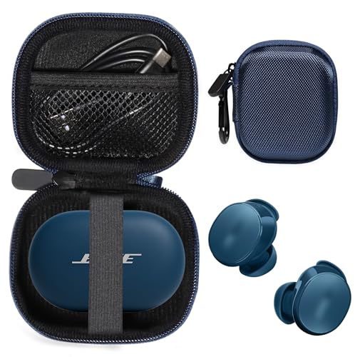 Case for Bose New QuietComfort True Wireless Noise Cancelling Earbuds (Blue) - color: Blue