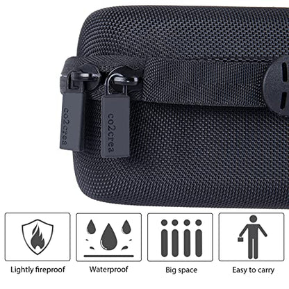 co2CREA Hard Case for Xvive U4 U4R U4R2 U4R4 Wireless Monitoring System | IEM System Transmitter Beltpack Receiver Compatibility, Portable Travel Case Replacement, Protective Storage Bag - size: for Xvive U4R4
