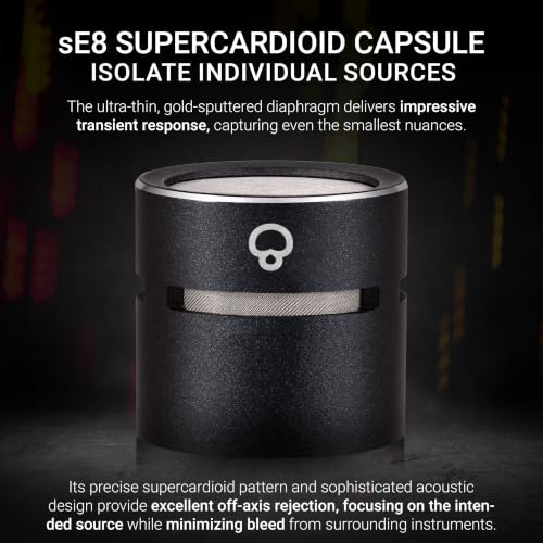 SE ELECTRONICS sE8 Supercardioid Capsule - color: sE8 Supercardioid Capsule