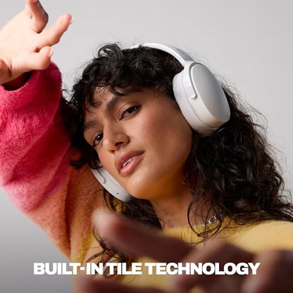 Skullcandy Hesh Evo Wireless Over-Ear Bluetooth Headphones - Bone | Bluetooth, Noise Isolating Fit, 36 Hours Battery, Foldable, Lightweight Design, Microphone, Travel, Commuting, Studying - color: Bone