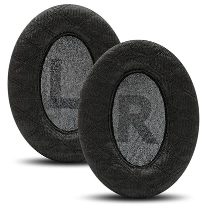WC Freeze V2 Cloud - Angled Cooling Gel Earpads Compatible with HyperX Cloud Series by Wicked Cushions | Angled Pads for Extreme Comfort, New Freeze V2 Cooling Fabric, Extra Thick | Black - color: Black