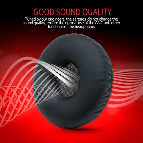 Krone Kalpasmos Sony MDR-XB550 Ear Pads, Replacement Ear Pads for Sony MDR-XB550AP MDR-XB450AP MDR-XB450 Headphones, Sony mdr-xb450(mdr xb450) Ear Cushions with Memory Foam Soft Leather (Black)